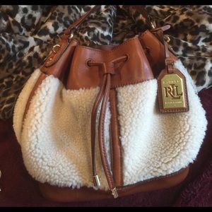 Ralph Lauren shearling purse